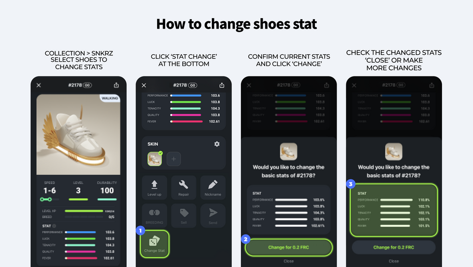 👟 How to change Shoes stat